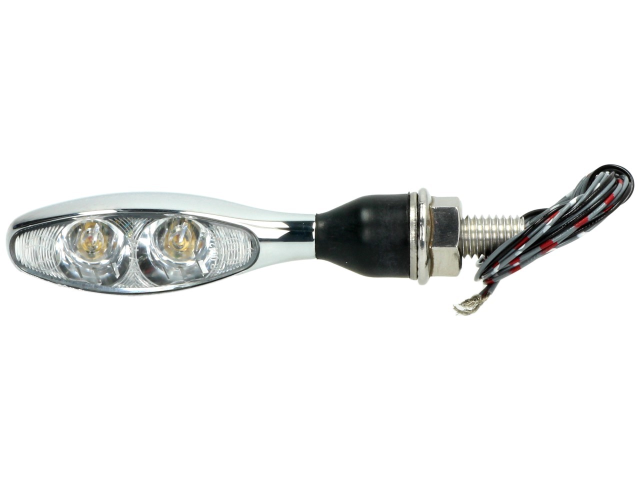Kellermann knipperlicht, achterlicht en remlicht, Micro 1000 DF, staal, LED, HL/HR, 12 V, glanzend chroom