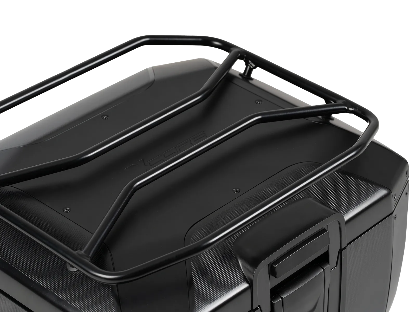 Xcore-topkoffer 40 zwart met zwarte rand voor Smartrack Hepco & Becker