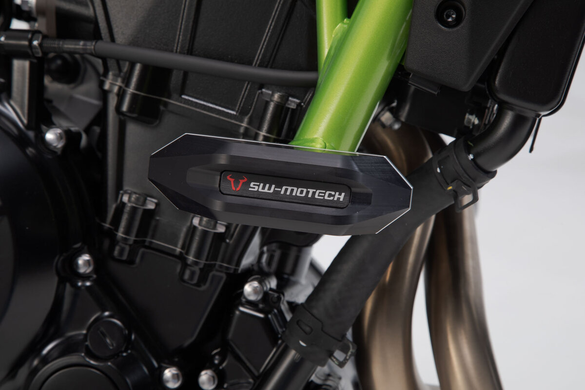 SW-Motech crashpad kit zwart voor Kawasaki Z 650 /RS /S