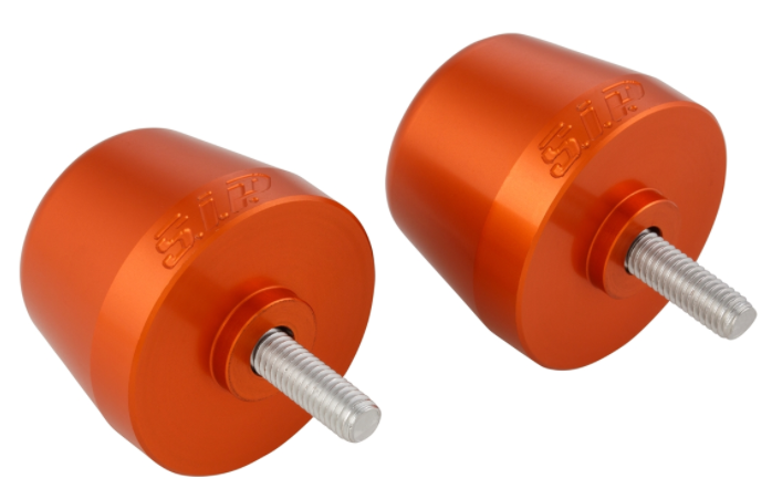 Stuurbalans gewichten links/rechts voor Vespa Primavera/Sprint/ET/LX/LXV/S, mat oranje