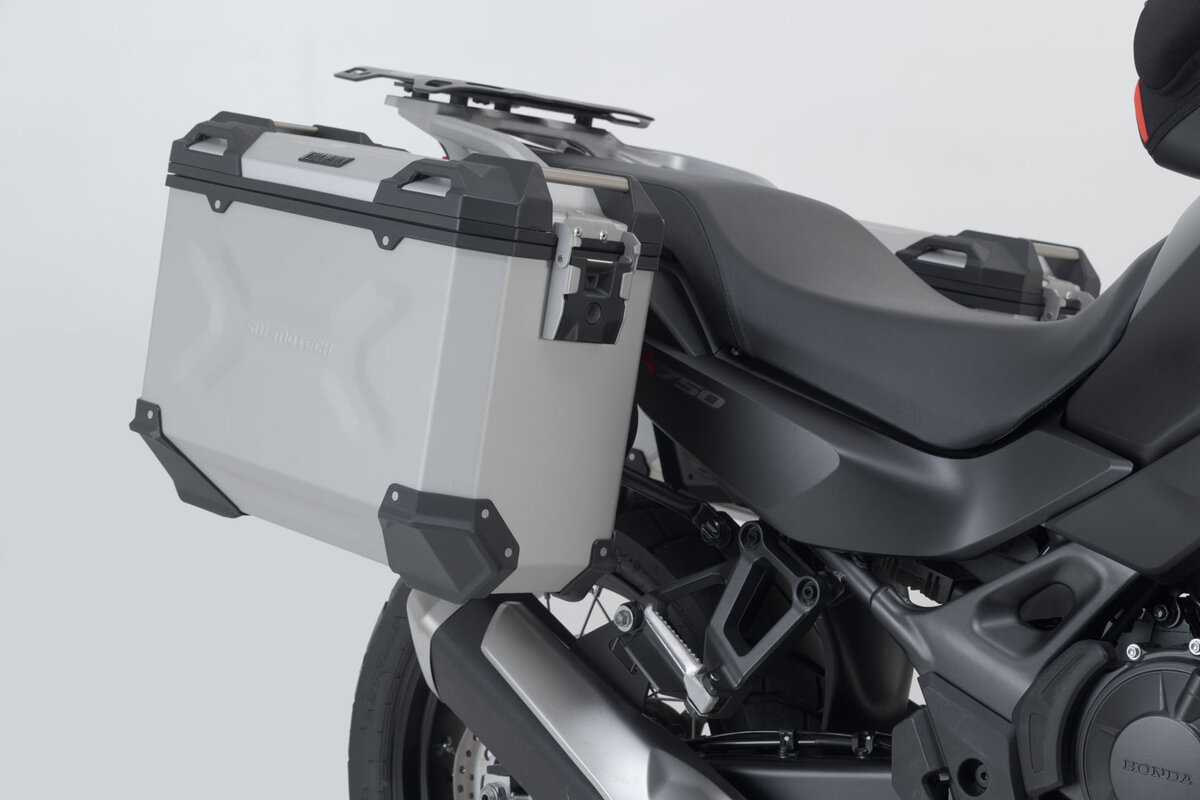 SW-Motech TRAX ADV aluminium koffersysteem 2x37L zilver voor Honda XL 750 Transalp (23-) SW Motech