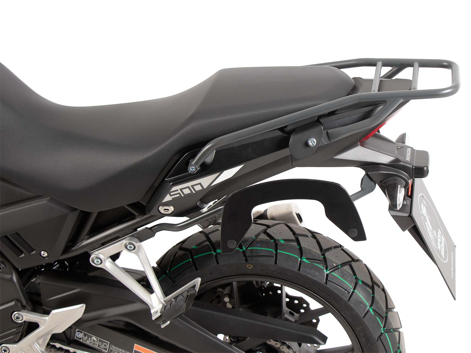 Buisvormig bagagerek antraciet voor Honda CB 500 X (19-23) Hepco & Becker