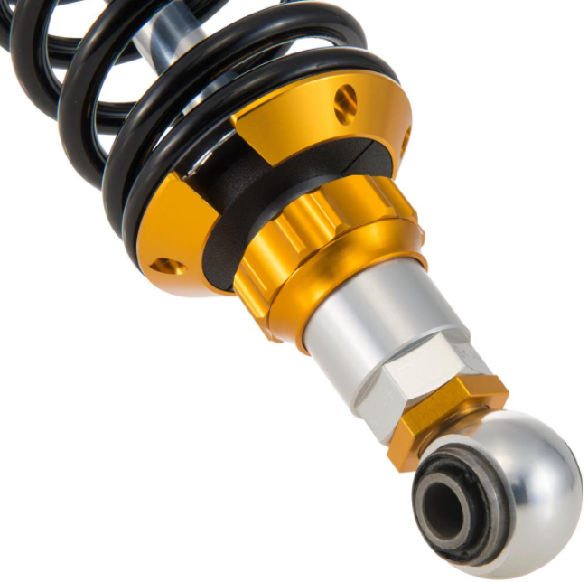 Achterschokdemper voor Vespa Primavera/Sprint 125-150cc ('14-), zwart/zilver/oranje