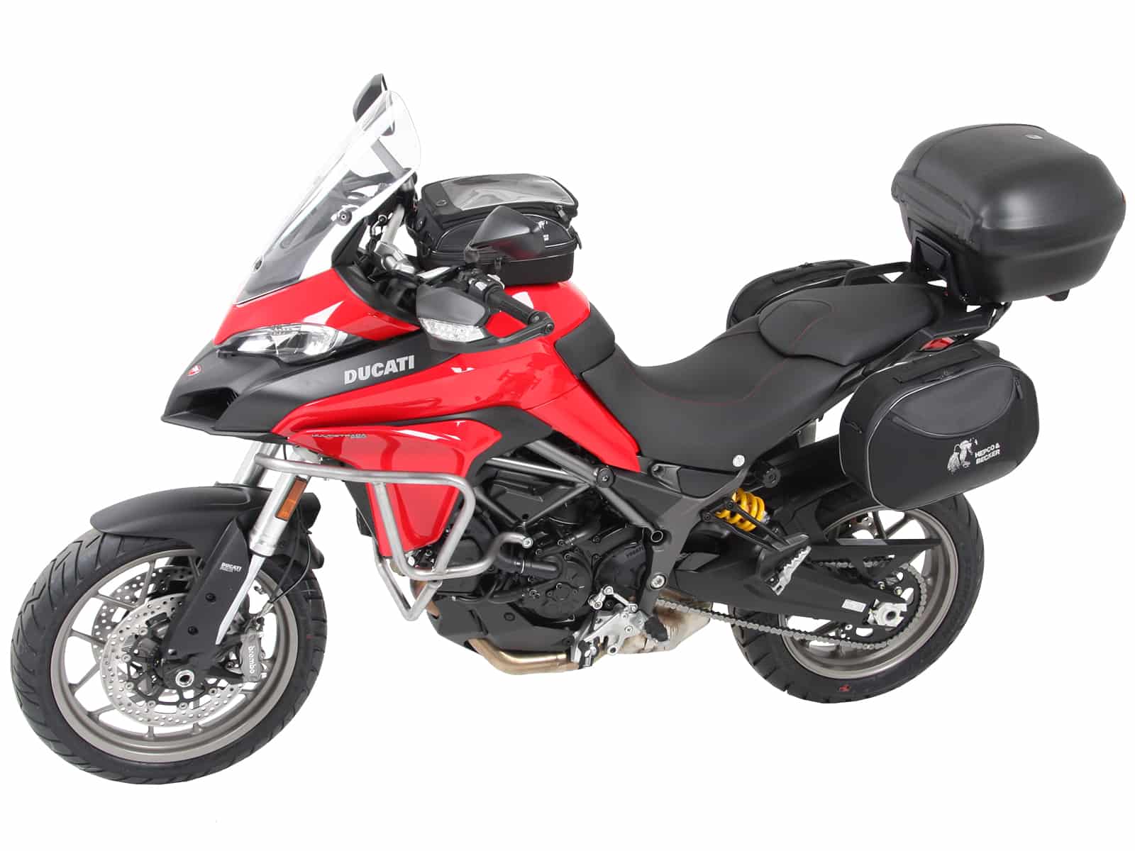 Aluminium topkofferdrager voor Ducati Multistrada 950 /S (17-21) Hepco & Becker
