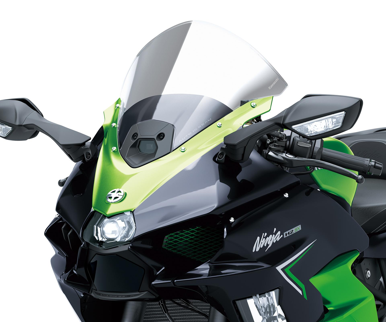 Getint windscherm voor Kawasaki Ninja H2 SX /SE (22-) Origineel Kawasaki