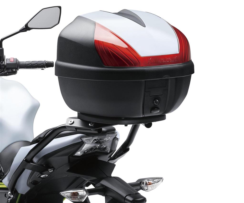 Topcase (30L) Incl. draagplaat voor Kawasaki Ninja 650 / Z 650/S / Versys-X 300 Origineel