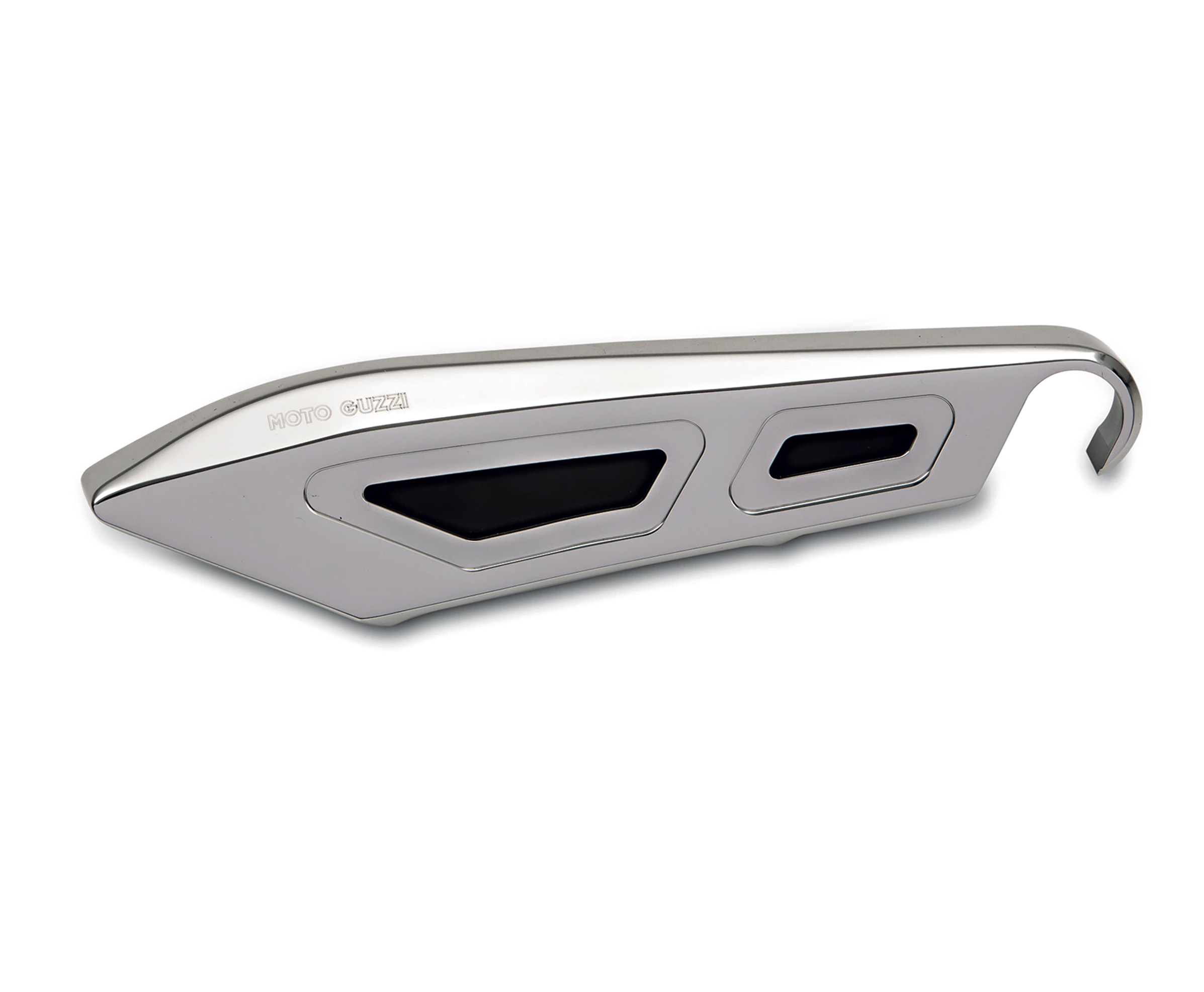Originele voetremhendel, zilver, aluminium, Journey voor Moto Guzzi Eldorado