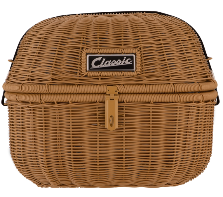 Klassiek bagagerek voor Vespa, bruin