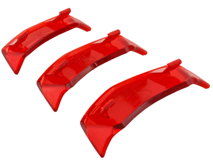 Cascade inzetstuk rood transparant voor Vespa Primavera/Sprint 50-150cc ('18-)