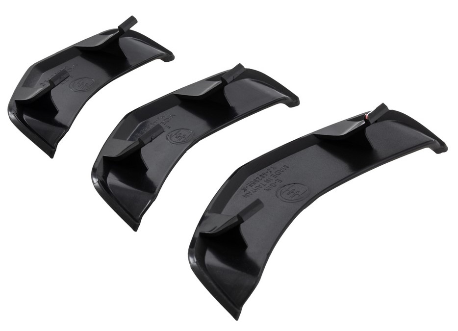 Cascade inzetstuk voor Vespa GTS/GTS Super/GTV HPE 125-300cc ('19-22), mat zwart