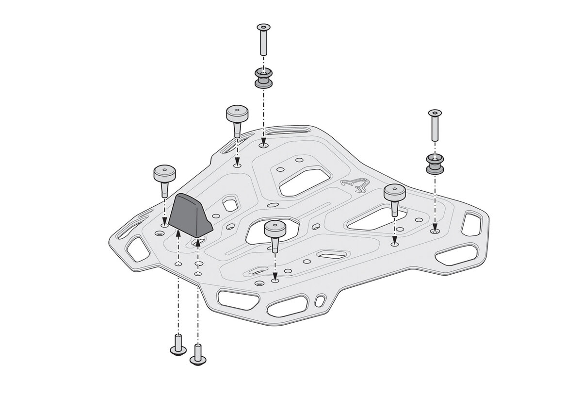 SW-Motech DUSC L topkoffersysteem 41L voor Honda XL 750 Transalp (23-) SW Motech