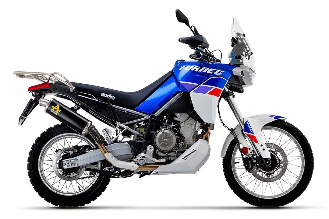 ARROW Uitlaat INDY RACE DARK Titanium voor Aprilia Tuareg 660