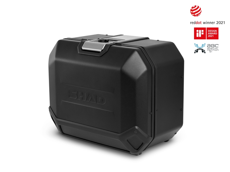 Shad zijkoffer Terra TR47, links, zwart aluminium, 47 l