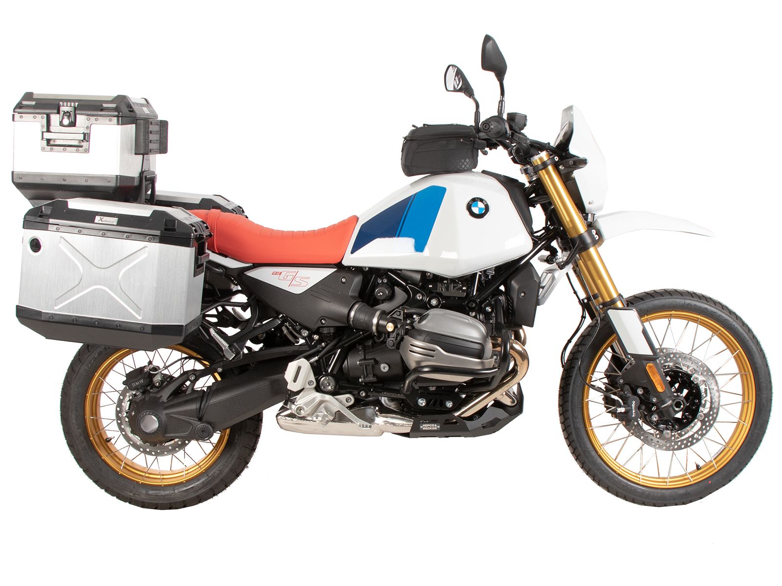 Kofferdragerset Kofferdrager incl. kofferset Xplorer Cutout zwart voor BMW R 12 G/S (25-)