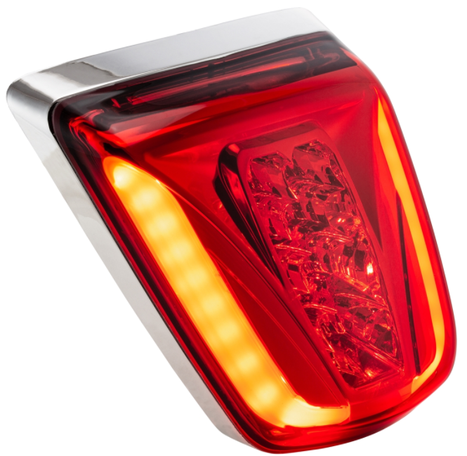 Achterlicht LED rood voor Vespa Primavera/Sprint 50-150ccm, velg - chroom