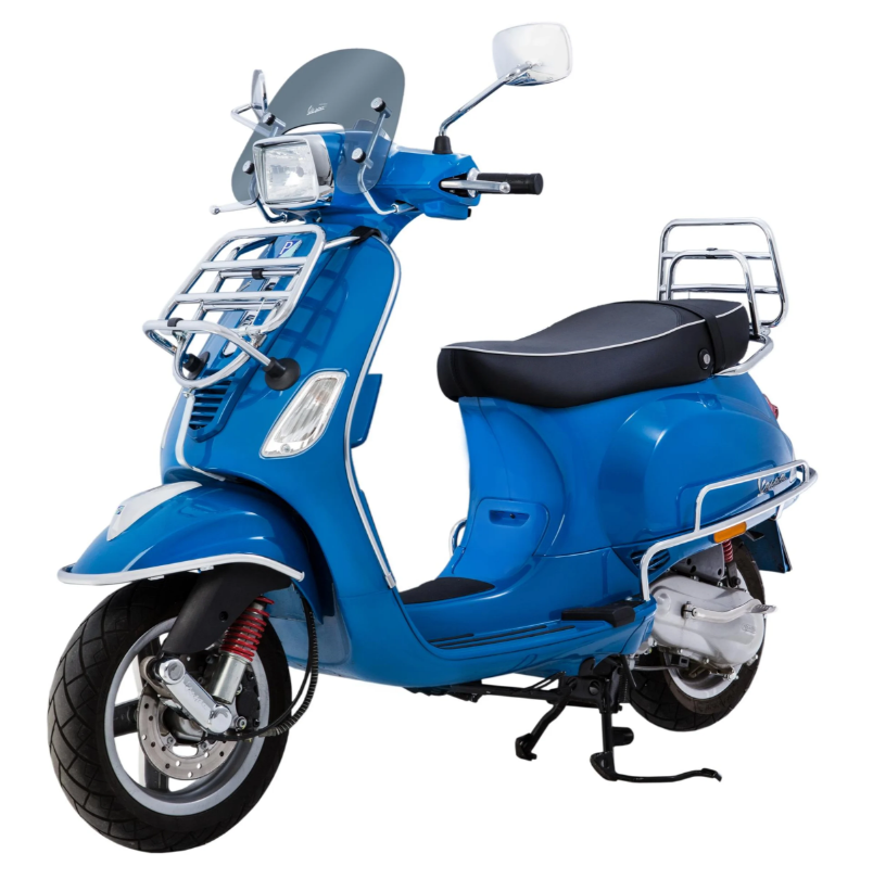 Crashbar zijafdekking voor Vespa LX/LXV/S 50-150cc, chrome