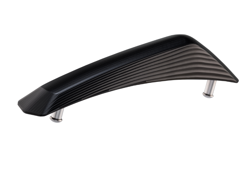Spatbordnippel voor Vespa GTS/GTS Super 125/300cc (`22-), aluminium, zwart geanodiseerd