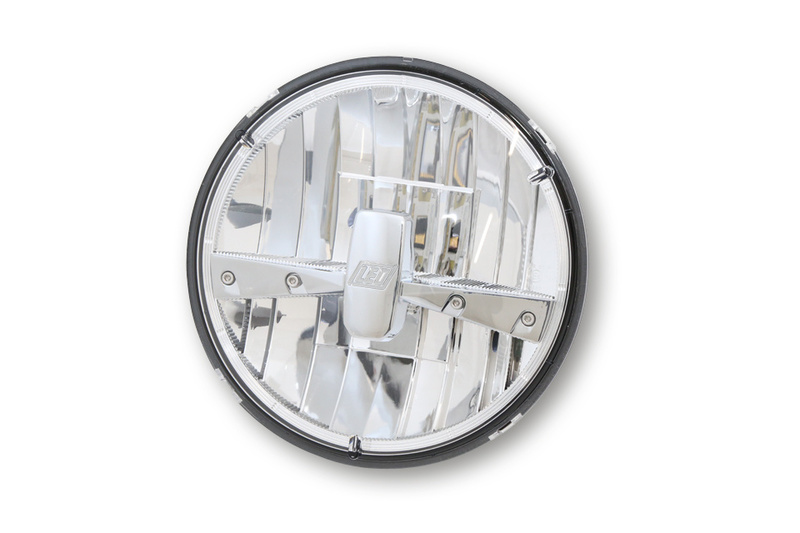 HIGHSIDER pro 7 inch koplampinzetstuk type 3 LED zwart E-goedgekeurd