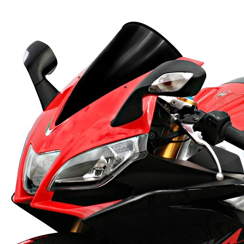 MRA Originele gegoten voorruit "O" zwart APRILIA RSV 4 -125 RK