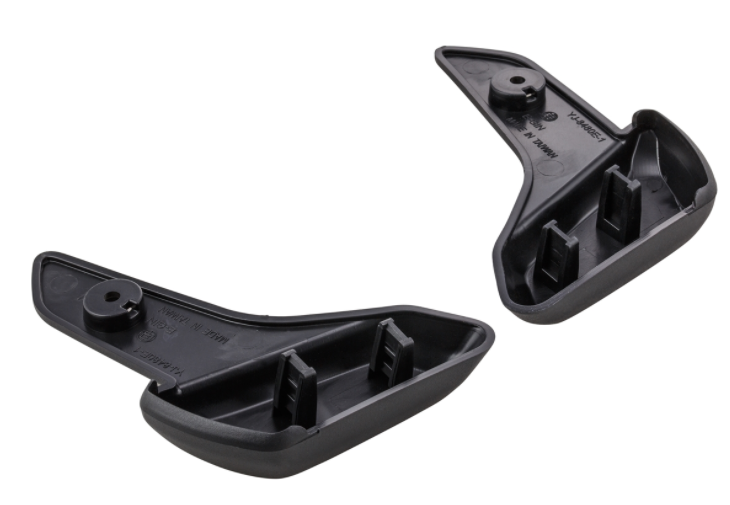 Voetsteunen zwart links/rechts voor Vespa Primavera/Sprint 50-150cc, plastic