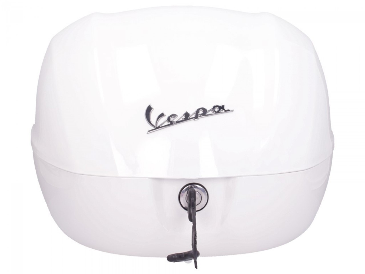 Vespa-topkoffer 32 l, glanzend wit 544, zonder rugleuning