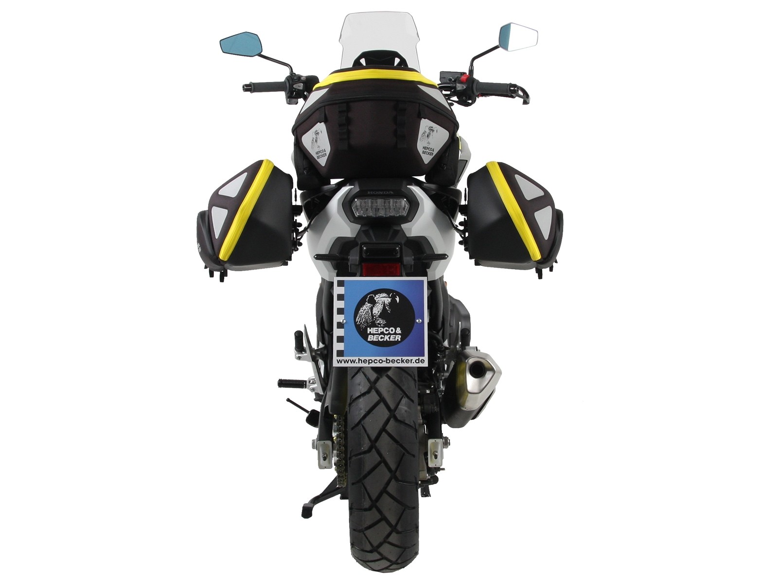 C-Bow zijdrager zwart voor Honda NC 700 X (12-13) /750 X/DCT (14-20) Hepco & Becker