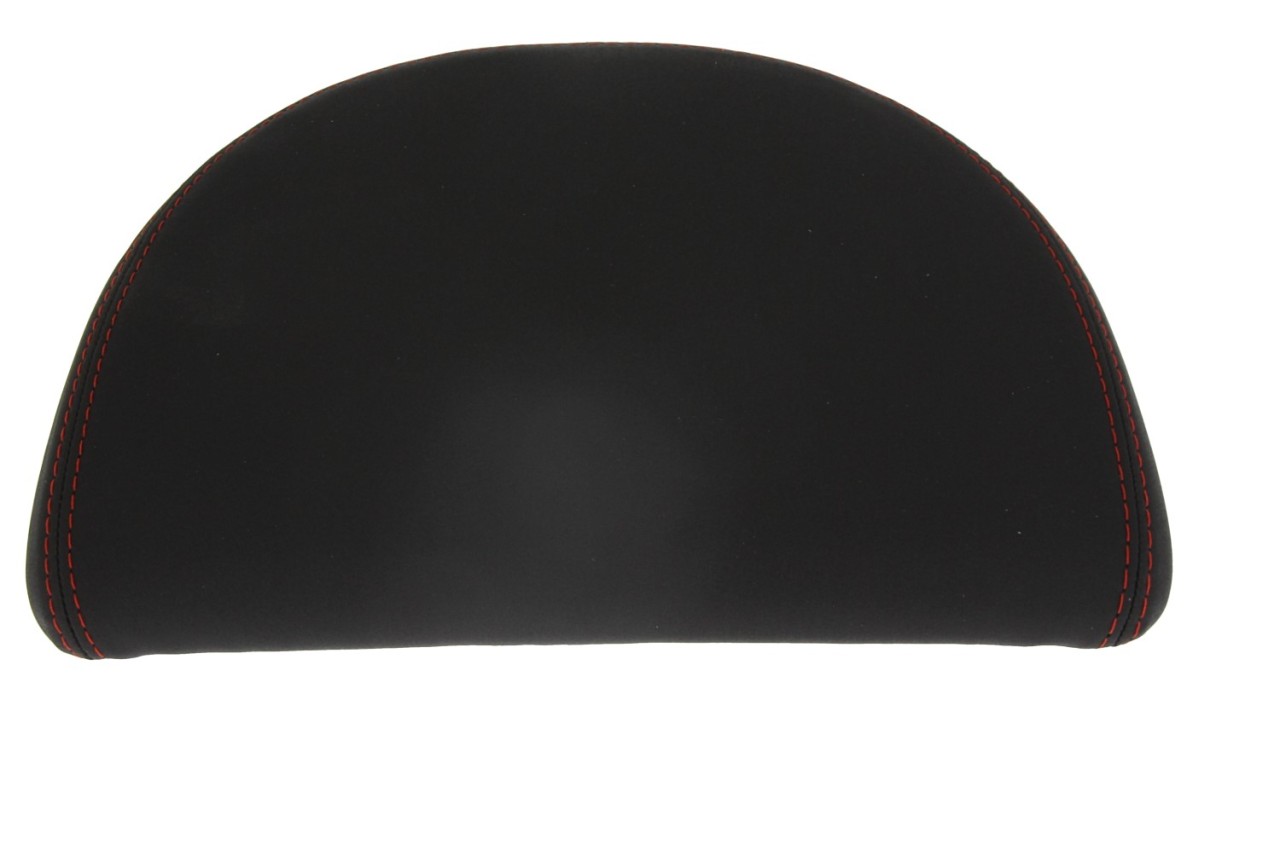 Rugkussen antraciet met rood stiksel voor Topsase Aprilia SR GT 125 / 200