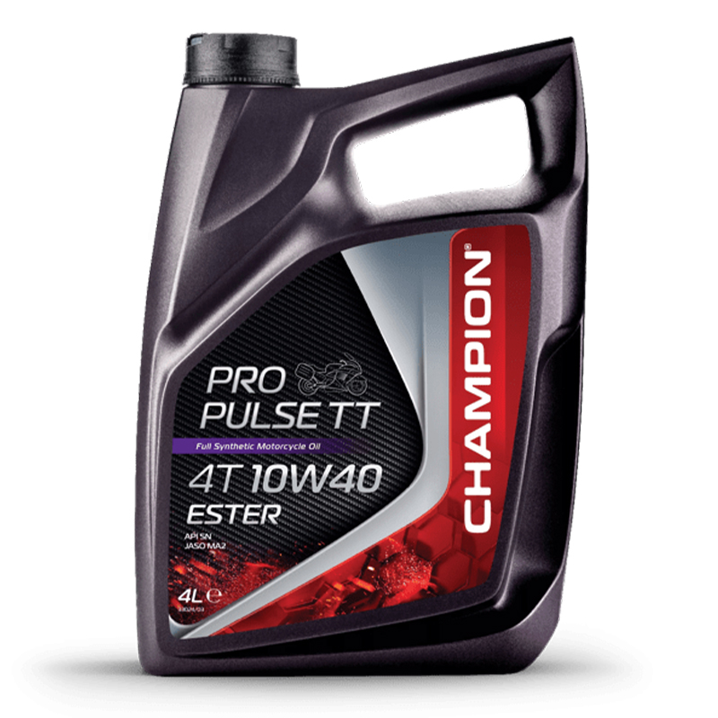 CHAMPION® Pro Pulse TT 4T 10W-40 Ester motorolie - 4 liter