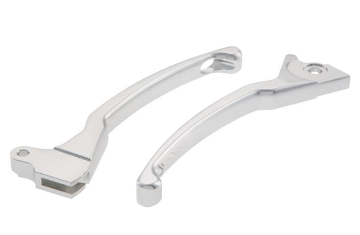 Sport hendelset rem links/rechts voor Vespa LX/LXV/S/Primavera/Sprint 50-150ccm, zilver