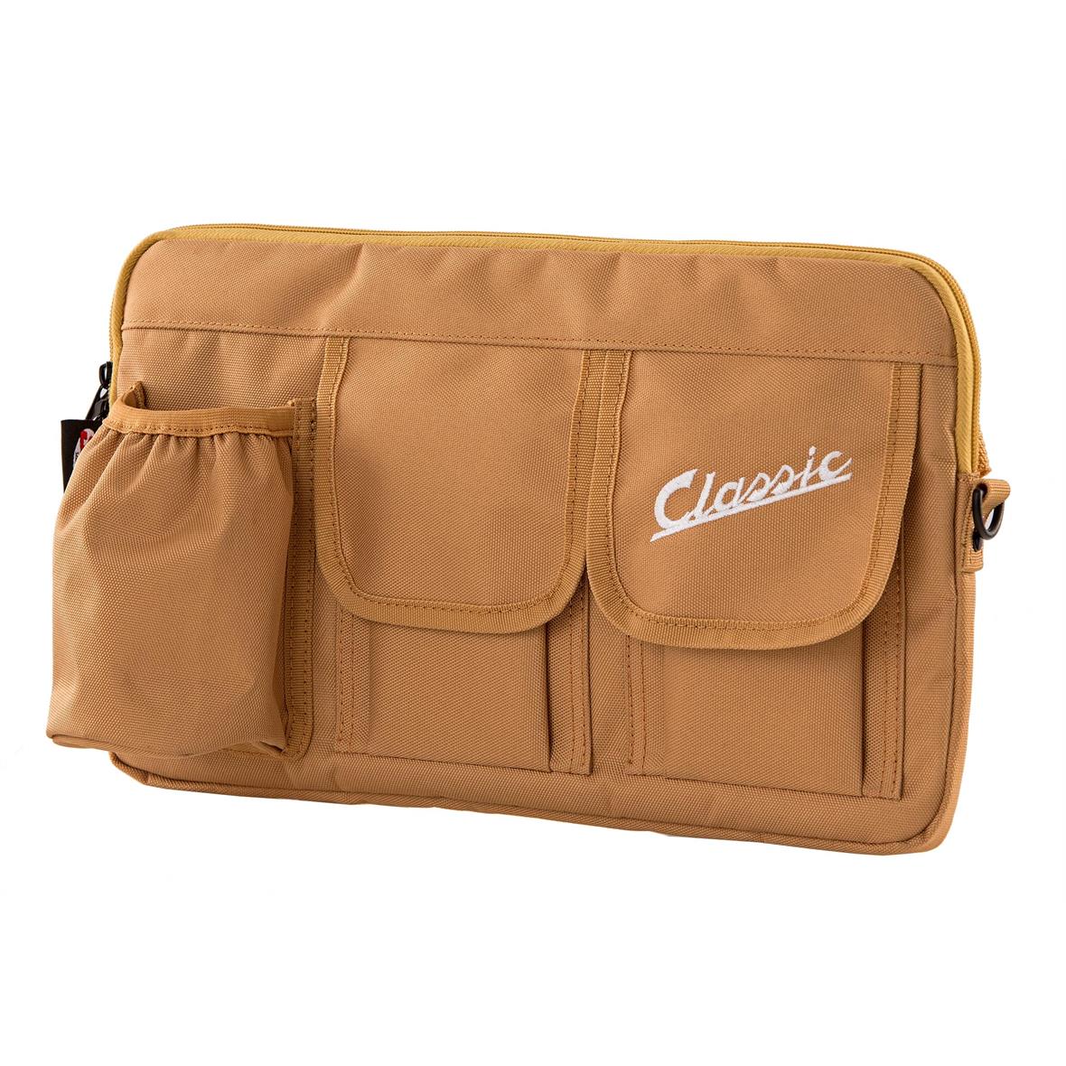 Classic" tas voor bagageruimte/handschoenenkastje Vespa - bruin
