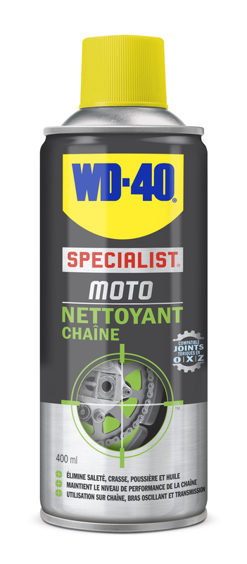 WD-40 Specialist® Kettingreiniger voor motorfietsen - Spray 400ml
