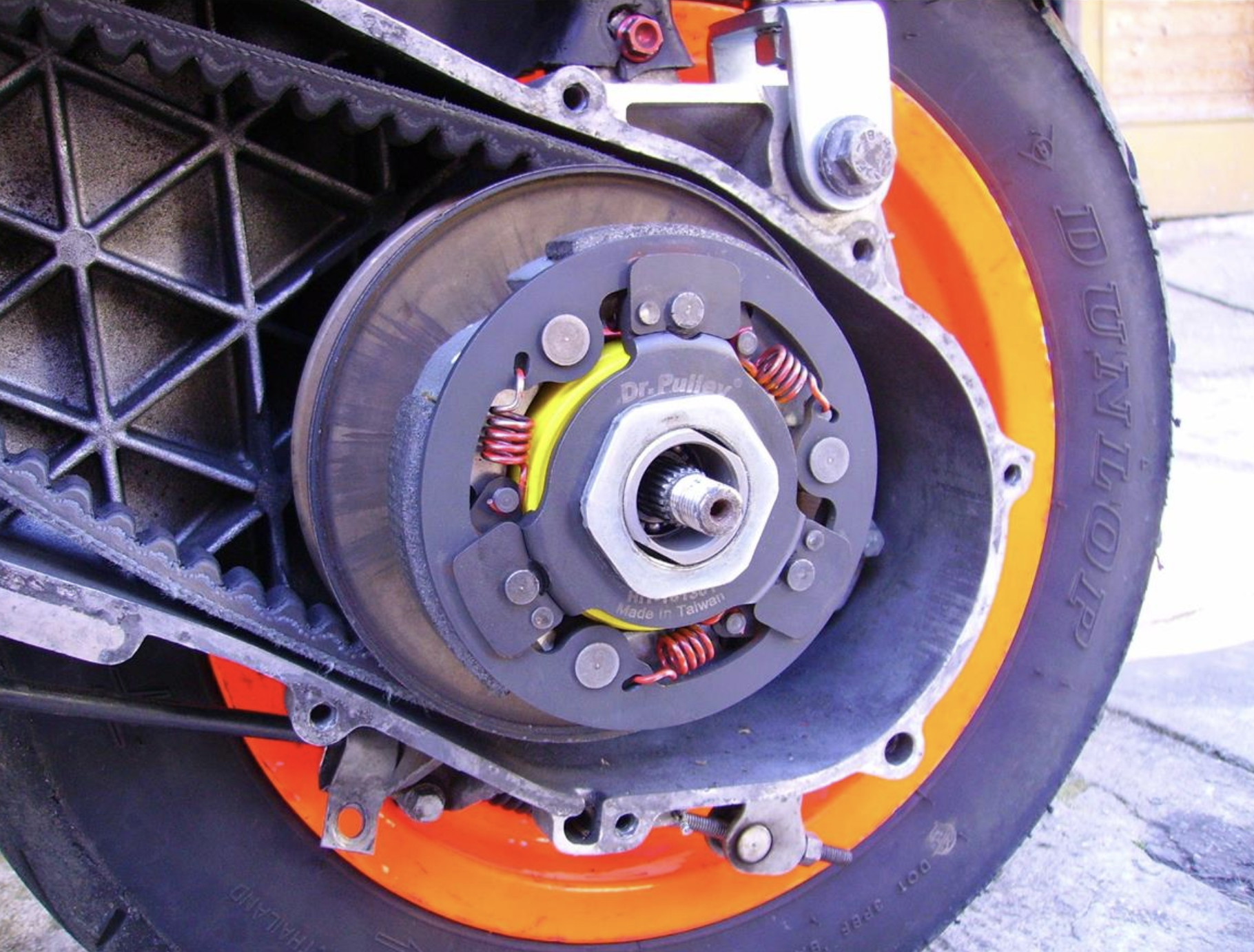 Koppeling SERIE PRO HiT door Dr. Pulley voor Vespa ET2/ET4/LX/LXV/S/Primavera/Sprint 50ccm 2T/4T