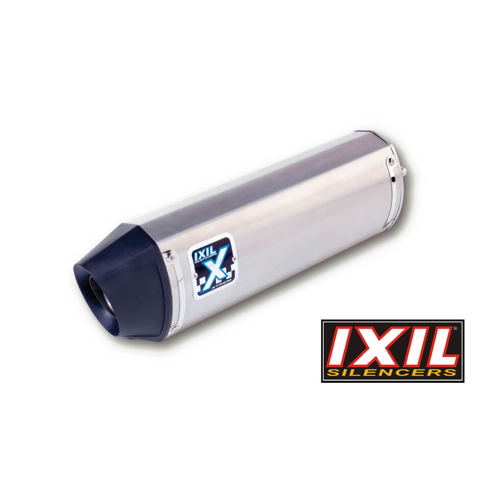 IXIL HEXOVAL XTREM achterdemper Kawasaki ZX 250 R Ninja, roestvrij staal zilver, E-keurmerk