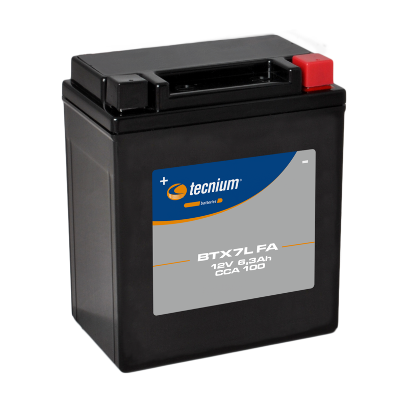 Tecnium onderhoudsvrije batterij geactiveerd in de fabriek - BTX7L