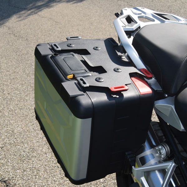 Extra bagagerek links voor BMW F 850 GS, R 1200 GS LC /Rally, R 1250 GS, aluminium, zwart