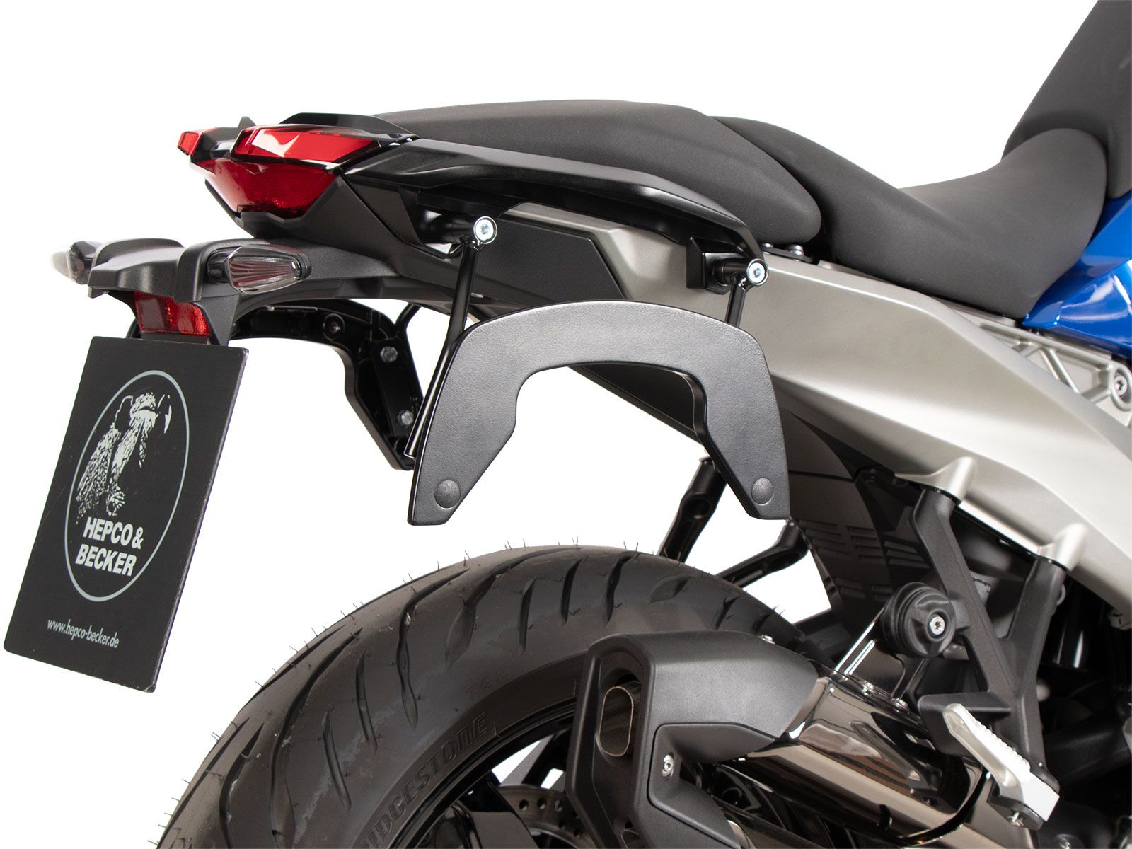 C-Bow zijdrager zwart voor BMW R 1300 R (25-) Hepco & Becker