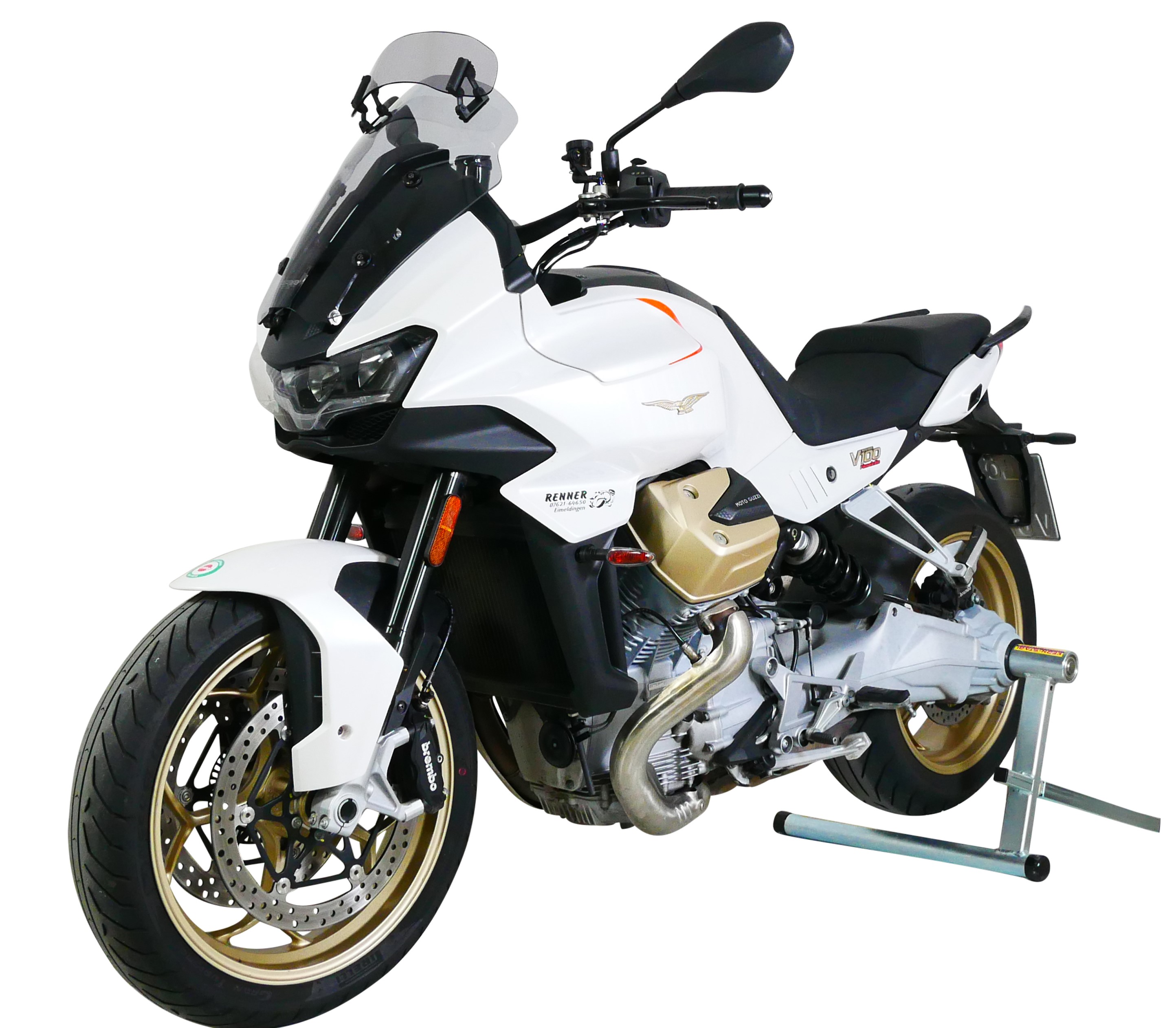 Windscherm Touring Vario MRA  "VTM" voor Moto Guzzi V100 Mandello