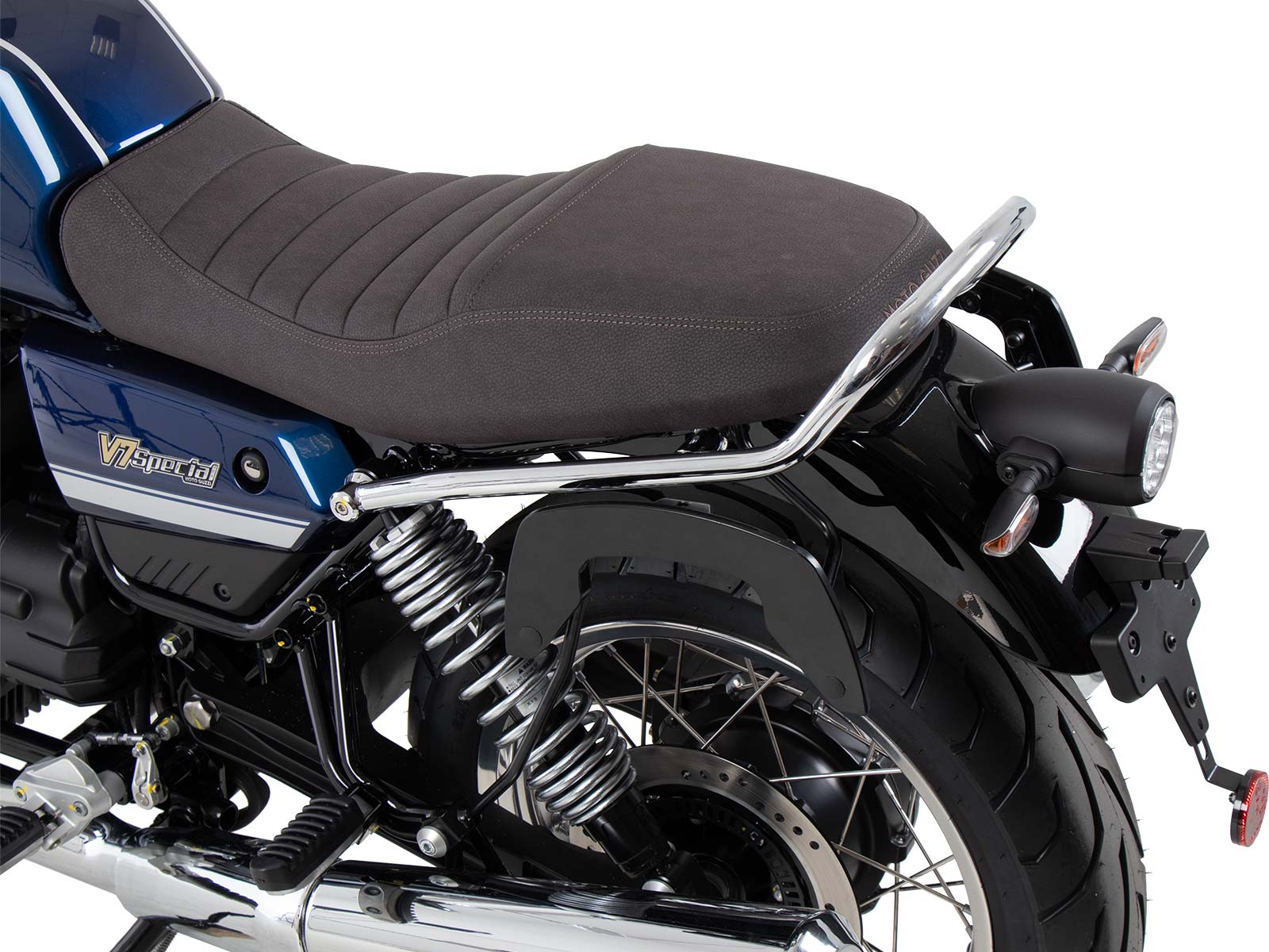 C-Bow zijdrager zwart voor Moto Guzzi V7 850 Stone Corsa (2024) Hepco & Becker