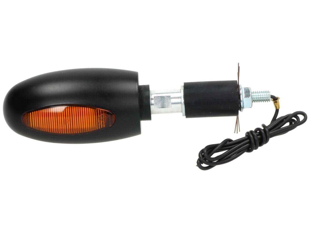 Kellermann aanwijzer, BL 1000 geel, aluminium, halogeen, VR/VL, 12 V, 21 W, zwart satijnglanzend