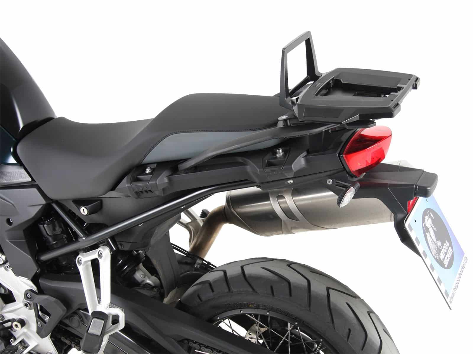 Aluminium topkoffer zwart voor BMW F 750 GS Hepco & Becker