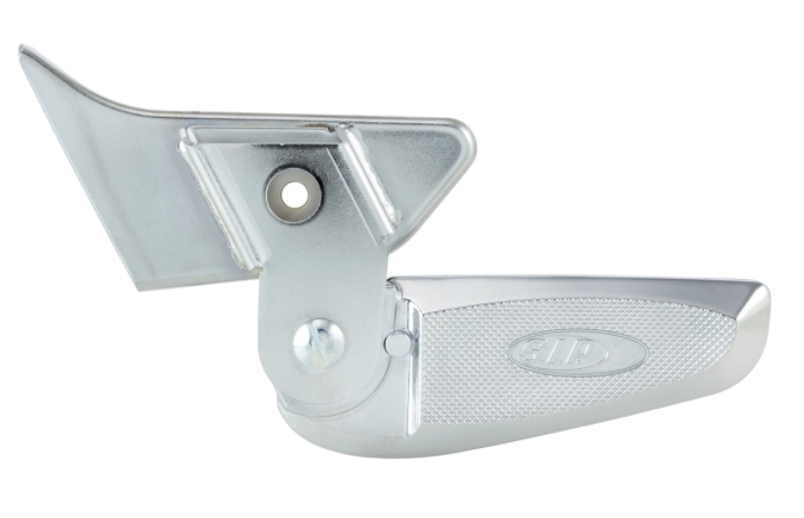 Voetsteunen rechts en links voor Vespa Primavera/Sprint 50-150cc 2T/4T AC, chroom/chroom