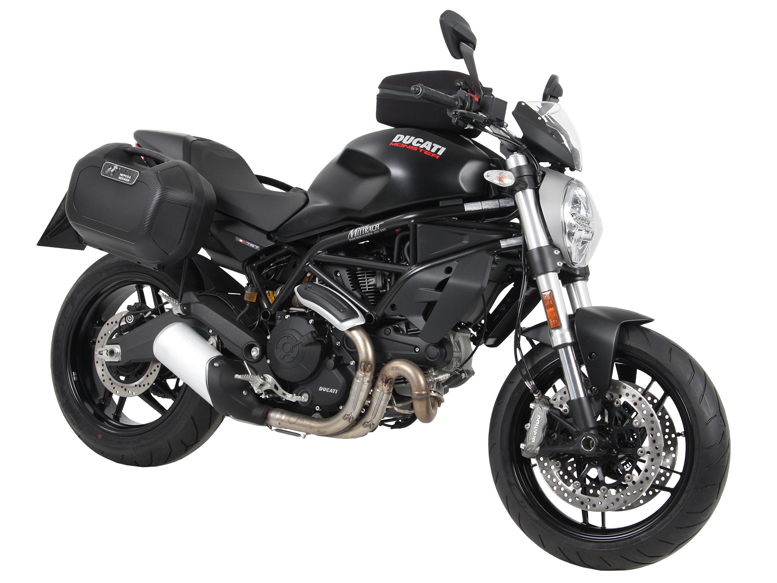 Basis tankring incl. tanktas slotunit voor Ducati Monster 797 (17-20) Hepco & Becker