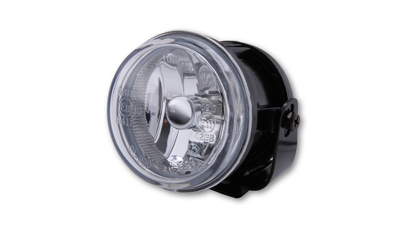 HIGHSIDER slim mistlicht zwart rond, E-goedgekeurd (1pc)