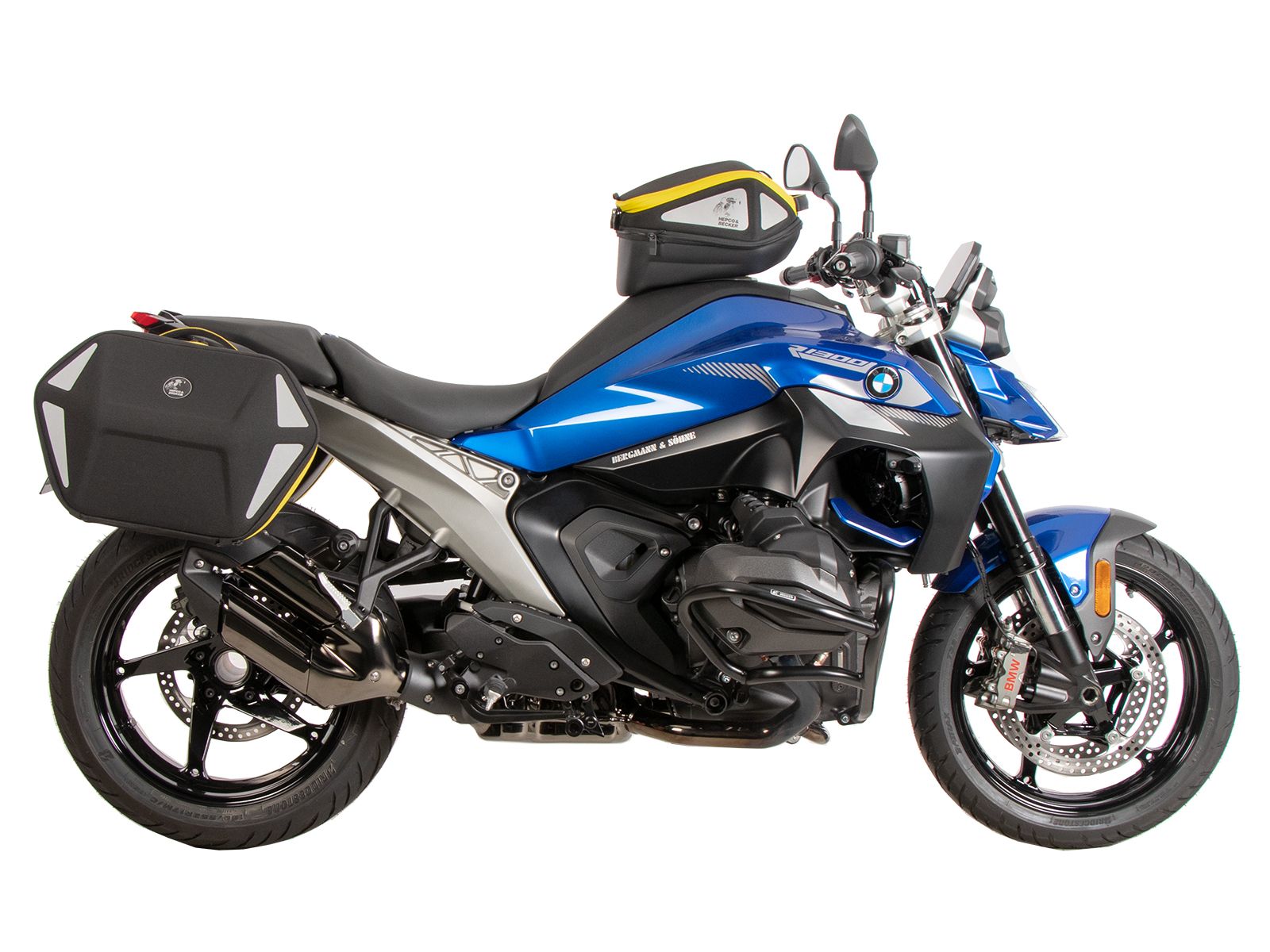 C-Bow zijdrager zwart voor BMW R 1300 R (25-) Hepco & Becker