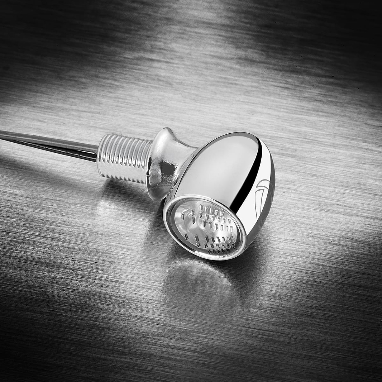 Kellermann achterlicht en remlicht, Atto RB hm, staal, LED, HL/HR 12 V, glanzend chroom