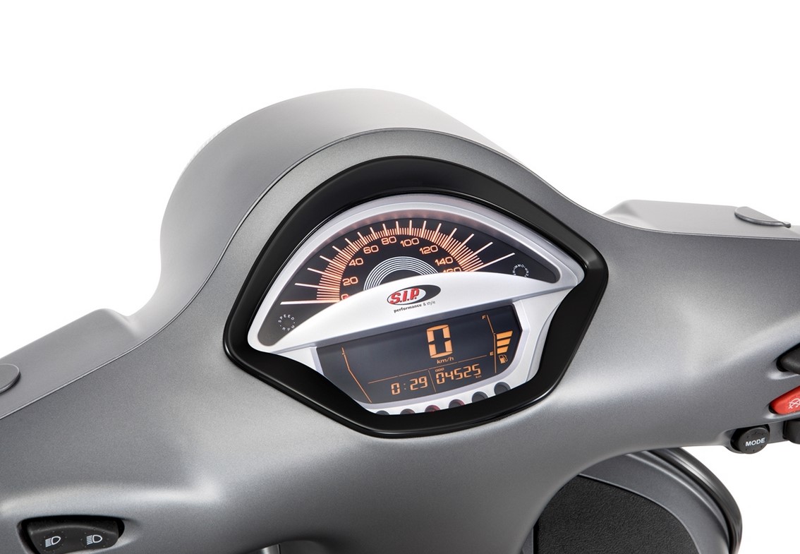 Toerenteller/snelheidsmeter voor Vespa GTS/GTS Super 300cc FL ('14-), zilver