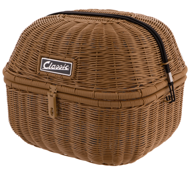 Klassiek bagagerek voor Vespa, bruin