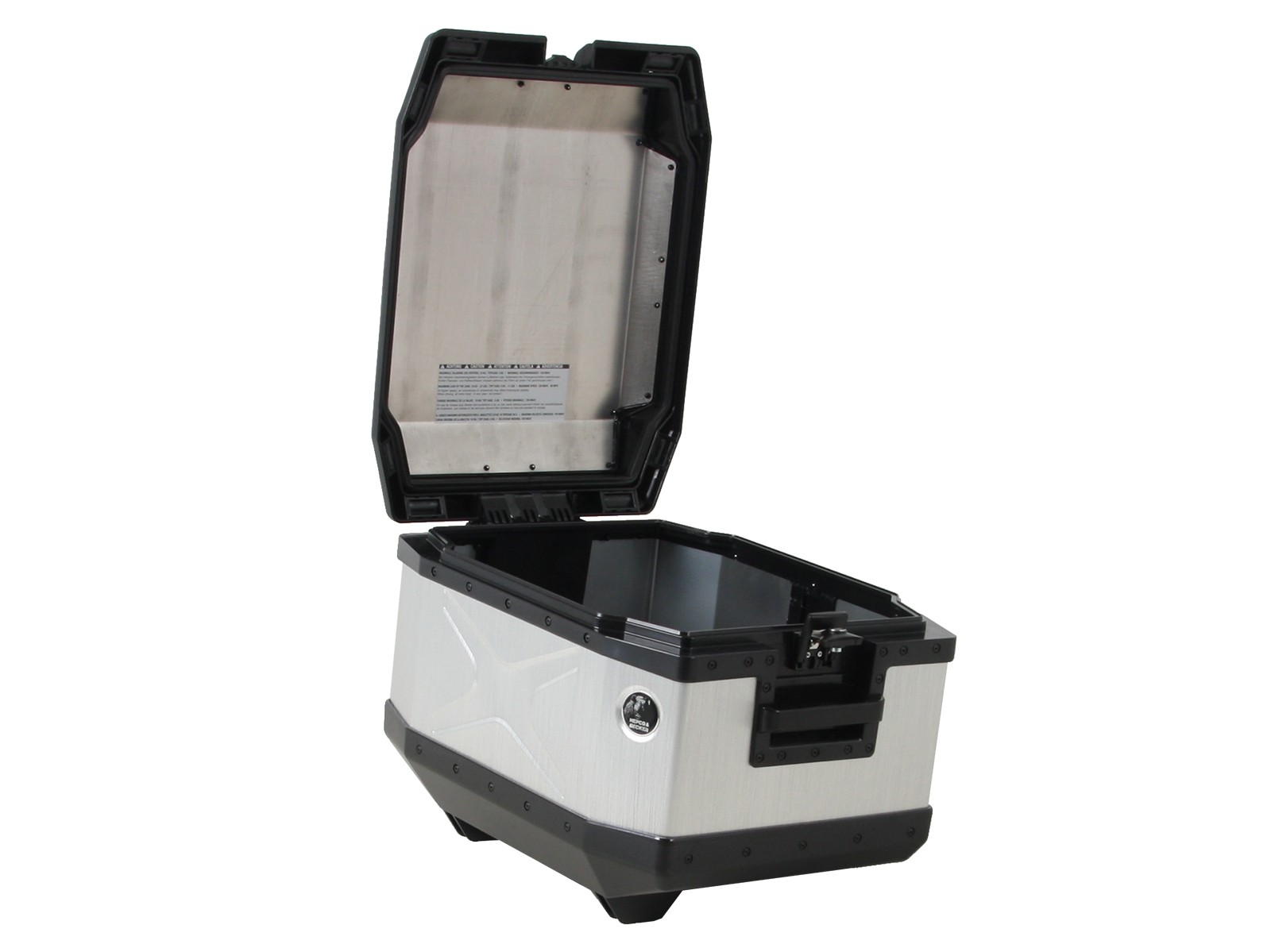 Topkoffer aluminium Xplorer 45 zilver Hepco & Becker