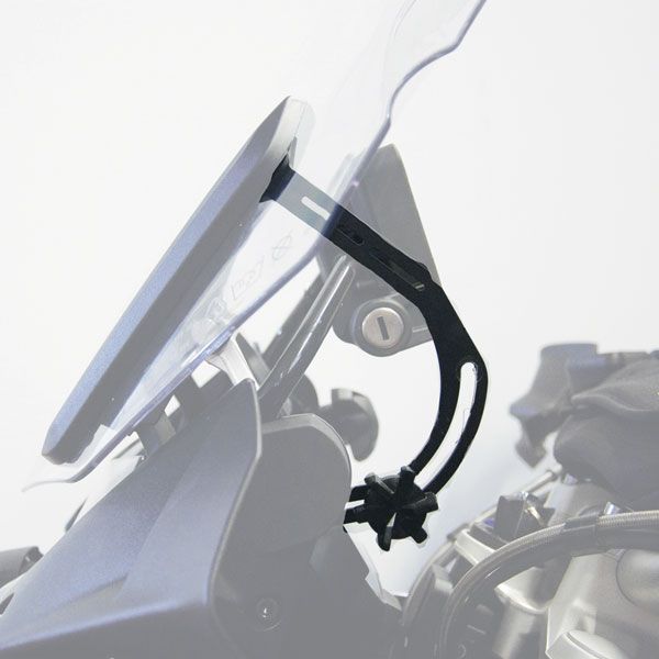Voorruitversteviging voor BMW R 1200 GS LC /Adventure LC, R 1250 GS, zwart