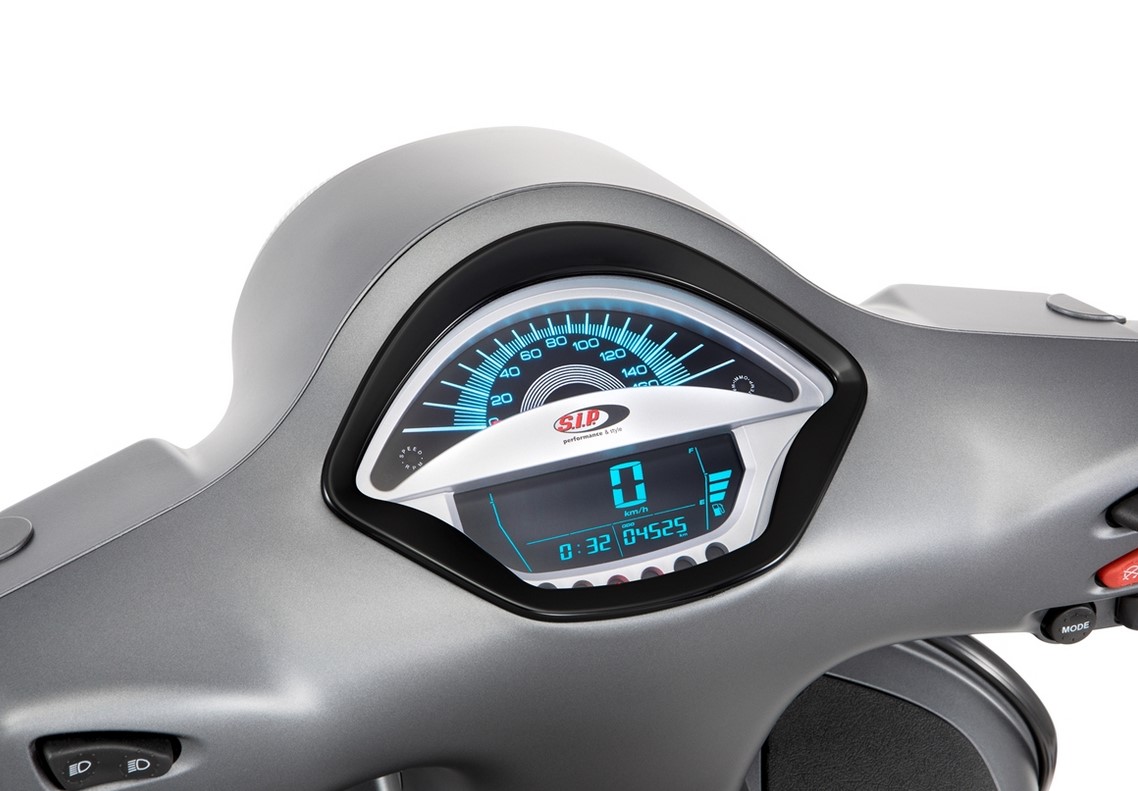 Toerenteller/snelheidsmeter voor Vespa GTS/GTS Super 300cc FL ('14-), zilver
